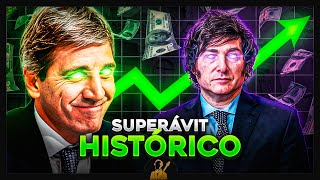 Superávit Histórico de Milei  ¿El Primer Paso de la Reconstrucción Argentina 🔝 [upl. by Nimrac]