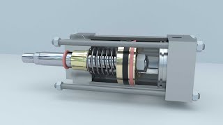 ¿Cómo funciona el cilindro neumático [upl. by Delfeena]