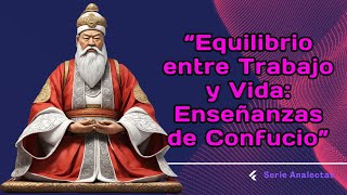 Equilibrio entre Trabajo y Vida Enseñanzas de Confucio [upl. by Amri90]