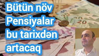 Bütün növ pensiyalar bu tarixdən artacaq Xeberizle [upl. by Oicnecserc]