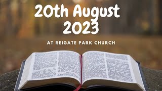 20th August 2023 Service [upl. by Sloan]