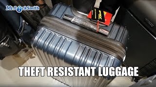 Theft Resistant Luggage  Mr Locksmith Video [upl. by Ob926]