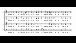 Josquin  El Grillo score  audio  lyrics [upl. by Leann347]