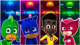 Catboy 🆚 Owlette 🆚 Gekko 🆚 Romeo  PJ Masks  Tiles Hop EDM Rushя 2024 г [upl. by Ahsehyt]