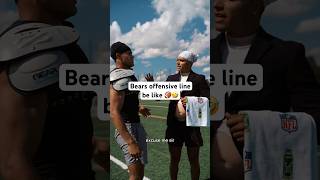 Chicago Bears offensive line be like‼️🤣 nfl footballshorts americanfootball [upl. by Fuchs]