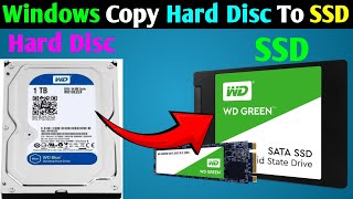 How To Copy Original Windows HDD to SSD  How To Copy Windows From HDD to SSD [upl. by Eseuqram]