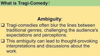 What is Tragi Comedy [upl. by Blase492]