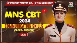 MNS CBT Exam 2024  25 I Spoken English quotLIVEquot🔥Class👉1 for MNS Students I Best MNS Coaching in India [upl. by Athenian689]