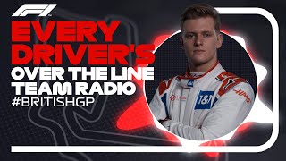 Every Drivers Radio At The End Of Their Race  2022 British Grand Prix [upl. by Elleined225]