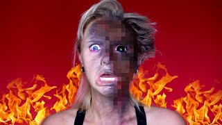 REACTING TO MY SUBSCRIBERS ROASTING ME WHILE I ROAST MYSELF WITH MAKEUP [upl. by Ias633]