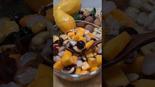 Mango Lychee Salad ASMR shorts asmr [upl. by Oderfigis78]