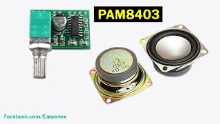 How To Make Audio Amplifier Using PAM8403 5V 2Channel 3Watt [upl. by Meakem]