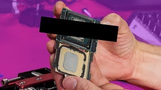 Delidding a 1000 CPU  Worth the RISK [upl. by Munster311]