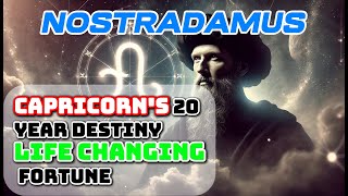 Nostradamus Capricorns 20 Year Destiny  Life Changing Fortune [upl. by Huoh827]