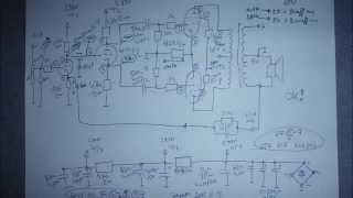 6P3S PP TK110 Tube Amp Schematic [upl. by Goldy]