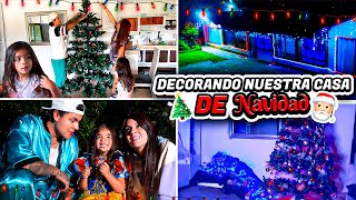 DECORANDO NUESTRA CASA DE NAVIDAD🎅🎄 Carlos Feria amp AdrilatinaTv [upl. by Deerc]