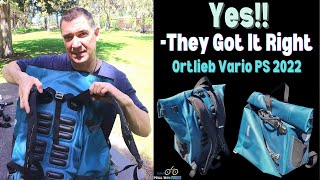 BEST BackpackPannier Convertible ORTLIEB VARIO PS Review New For 2022 [upl. by Artema]