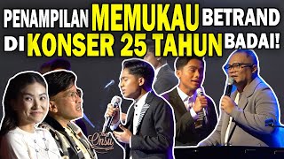 BETRAND TAMPIL MEMUKAU DI KONSER 25 TAHUN BADAI‼️SARWENDAH DAN RUBEN ONSU BANGGA‼️ [upl. by Nelrsa874]