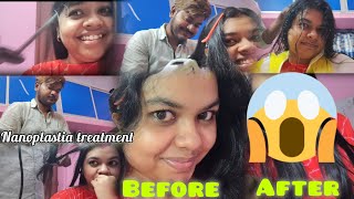 Hairstyle transformation My new look with Nanoplastia treatment  Am I made the wrong decision [upl. by Line]