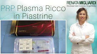 PRP Plasma Ricco in Piastrine  Medicina Estetica  Dr R Migliardi [upl. by Lumbye]