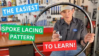 How To Build Radial Spoked Bike Wheels bikerepair [upl. by Elokyn]