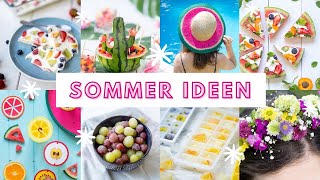 8 kreative Sommer DIYs und Rezepte Bastelideen gegen Langeweile in den Sommerferien  TRYTRYTRY [upl. by Remliw]