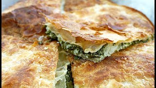 Pite me spinaq recete e detajizuar  Spinach Pie Recipe complete recipe [upl. by Havelock]