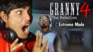 Granny 4 The Rebellion Extreme Mode Escape  Granny 4 techno gamerz granny4 technogamerz [upl. by Arriec]