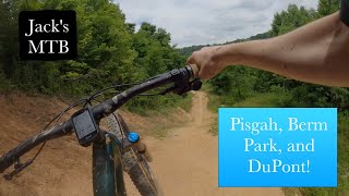 Riding Pisgah Berm Park and DuPont in North Carolina [upl. by Adekam]