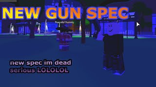 NEW GUN SPEC UPDATE SHOWCASE IN ROBLOX AUT NOGIC ROBLOX AUT UPDATE [upl. by Enirolf705]