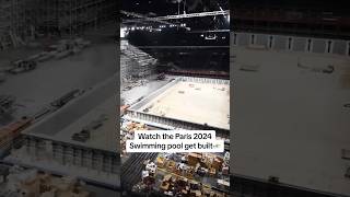 POV Building the Olympic Swimming pool 🏗️ 🏊‍♂️ [upl. by Particia]