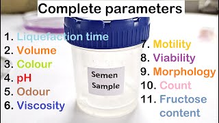 Semen Analysis Test Lab  Complete Video [upl. by Notelrahc366]