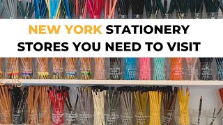 Discover the BEST New York Stationery Stores amp haul [upl. by Celestine]