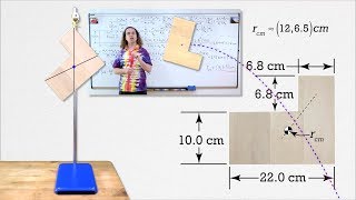 Center of Mass of an Irregular Object [upl. by Yaral]