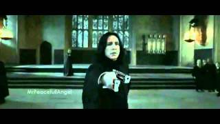 Severus Snape Kills Bellatrix Lestrange with a gun [upl. by Dorsman926]