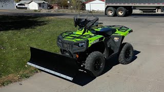 2022 Arctic Cat Alterra 600 ATV with Snow Plow [upl. by Hayouqes216]