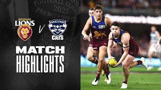 Brisbane Lions v Geelong Cats Highlights  Round 15 2021  AFL [upl. by Yde]