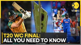 T20 world cup final What will happen if it rains  India vs South Africa FAQs  WION Sports [upl. by Sumer]