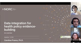 Statistical data integration for health policy evidencebuilding [upl. by Cordova]