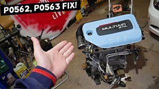 FIX Code P0562 P0563 Engine Light On Ram Promaster City Fiat 500X Fiat Toro [upl. by Pollyanna]