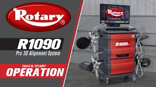 Rotary R1090 Alignment System Operation [upl. by Akanke589]