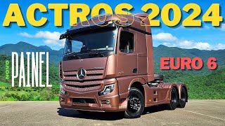 Novo Actros 2653 euro 6 com novo painel e retrovisor por camera PACOTE MAIS COMPLETO [upl. by Cr]