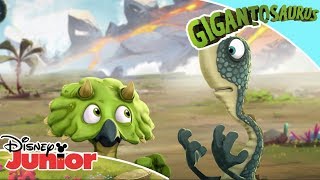 🦕 Dinozaurii explorează  Gigantozaurul  Disney Junior România [upl. by Siva]