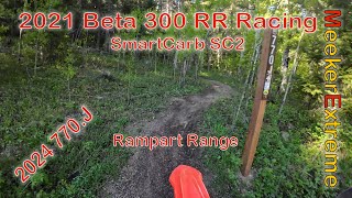 Rampart Range OHV Area 2024  770J Second outing with SmartCarb SC2 on Beta 300 RR [upl. by Fanechka]