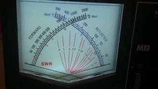 MFJ891 SWR  Watt meter Unbox and Testing [upl. by Kellie388]