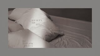 Taylor Swift  Guilty as Sin Official Lyric Video [upl. by Dacey]