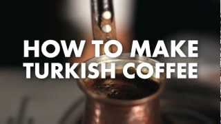 How to Make Turkish Coffee [upl. by Karlow57]