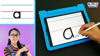 Teaching Kids How to Write Lowercase Letters of the Alphabet  Learn Small Letters AZ Handwriting [upl. by Farr]