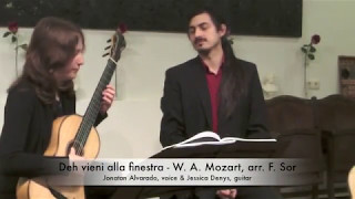 Deh vieni alla finestra  W A Mozart arr F Sor [upl. by Pincas]