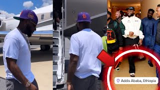 Davido TOUCHDOWN ETHIOPIA for New Year Eve As he React to his Cousin Graduation from UK [upl. by Stovall]